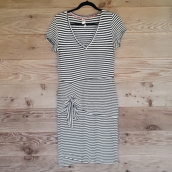 Anthropologie Dresses & Skirts - Anthropologie Dolan Left Coast Size Small Black and White Malta Tie Waist Dress